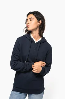 Kariban Ecologische uniseks sweater met capuchon – foto 4