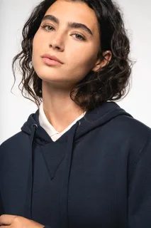 Kariban Ecologische uniseks sweater met capuchon – foto 7