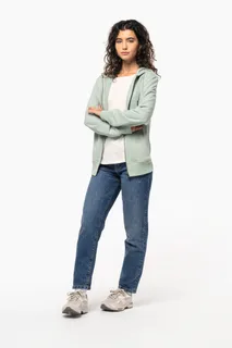Kariban Unisex eco-friendly French Terry zipped hooded sweatshirt – foto 11