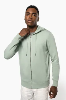 Kariban Unisex eco-friendly French Terry zipped hooded sweatshirt – foto 2