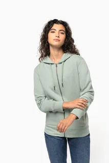 Kariban Unisex eco-friendly French Terry zipped hooded sweatshirt – foto 7