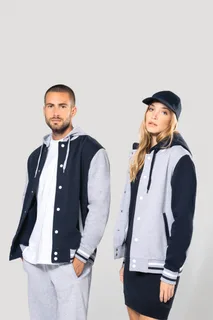 Kariban College jacket met capuchon unisex – foto 1