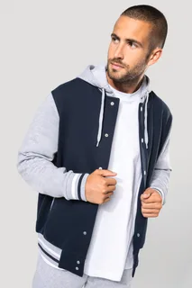 Kariban College jacket met capuchon unisex – foto 4