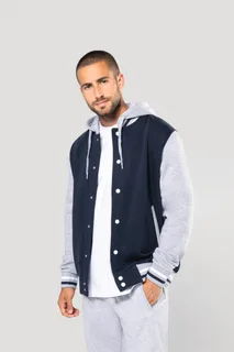 Kariban College jacket met capuchon unisex – foto 2