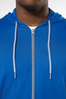 Kariban Licht katoenen sweatvest met capuchon – foto 4