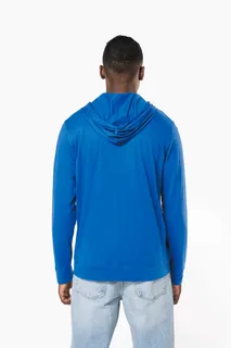 Kariban Licht katoenen sweatvest met capuchon – foto 3