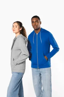 Kariban Licht katoenen sweatvest met capuchon – foto 7