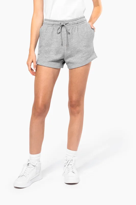 Kariban Ecologische damesshort van french terry