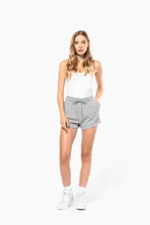 Kariban Ecologische damesshort van french terry – foto 4