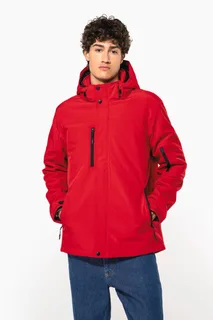 Kariban Gewatteerde softshell herenparka met capuchon – foto 1