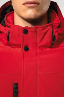 Kariban Gewatteerde softshell herenparka met capuchon – foto 5