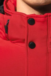 Kariban Gewatteerde softshell herenparka met capuchon – foto 4