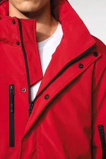 Kariban Gewatteerde softshell herenparka met capuchon – foto 10