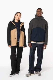 Kariban 3-in-1 regenparka met capuchon in twee kleuren uniseks – foto 19