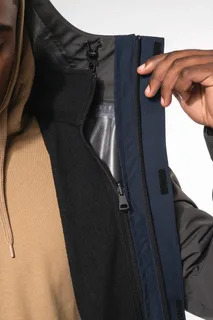 Kariban 3-in-1 regenparka met capuchon in twee kleuren uniseks – foto 12