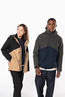 Kariban 3-in-1 regenparka met capuchon in twee kleuren uniseks – foto 14