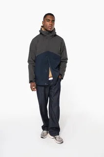 Kariban 3-in-1 regenparka met capuchon in twee kleuren uniseks – foto 16