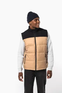 Kariban Tweekleurige gewatteerde bodywarmer uniseks – foto 4