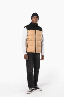 Kariban Tweekleurige gewatteerde bodywarmer uniseks – foto 5