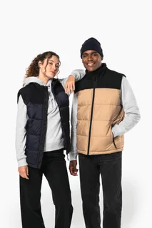Kariban Tweekleurige gewatteerde bodywarmer uniseks – foto 18