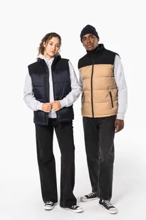 Kariban Tweekleurige gewatteerde bodywarmer uniseks – foto 19