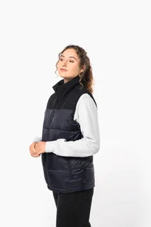 Kariban Tweekleurige gewatteerde bodywarmer uniseks – foto 15