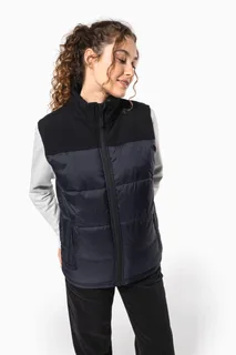 Kariban Tweekleurige gewatteerde bodywarmer uniseks – foto 13