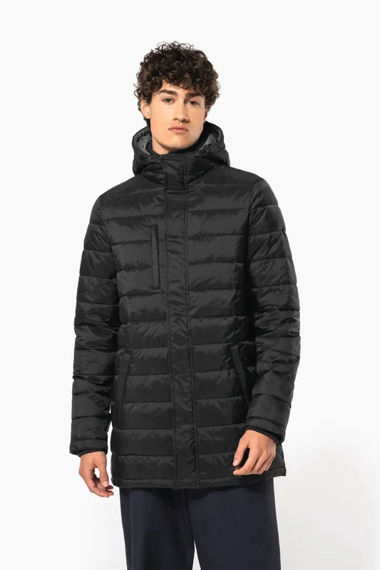 Kariban Lichte herenparka met capuchon
