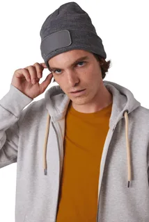 K-UP Recycled beanie with patch and Thinsulate™ lining – foto 1