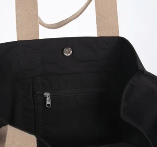 Kimood Grote, gerecyclede shopper met plooi – foto 4
