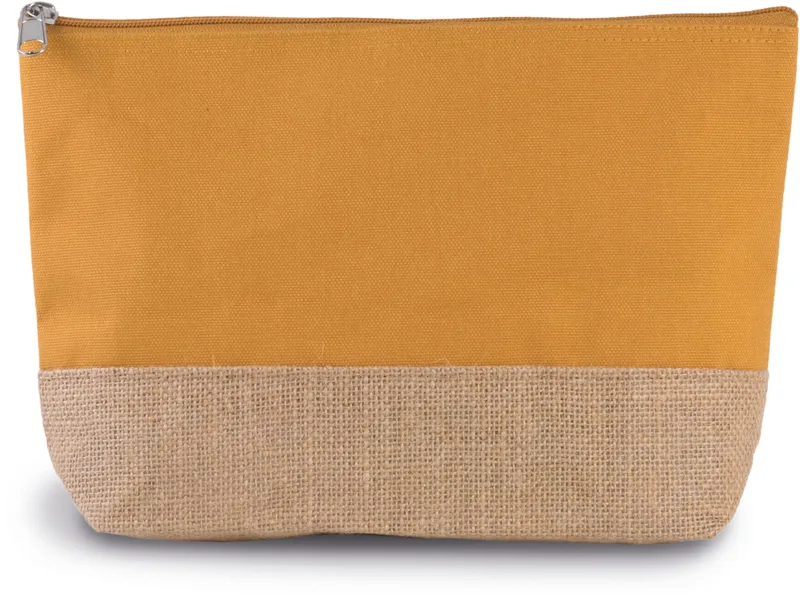 Kimood Etui van katoencanvas en jute