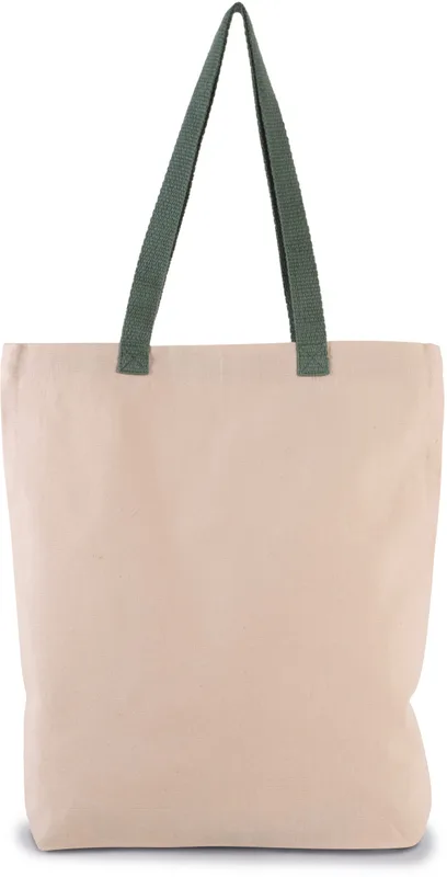 Kimood Shopper met plooi en contrasterend hengsel