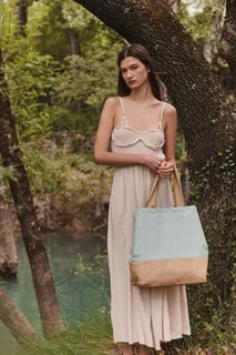 Kimood Shopper van jute- & katoencanvas – foto 8