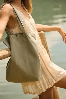 Kimood Washed cotton tote bag – foto 4