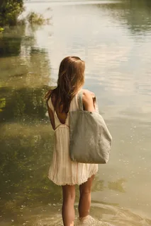 Kimood Washed cotton tote bag – foto 6