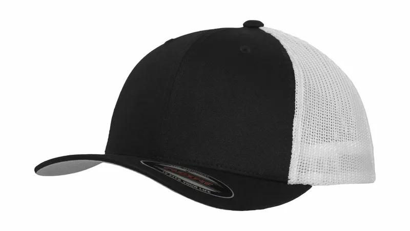 Flexfit Tweekleurige mesh truckerspet