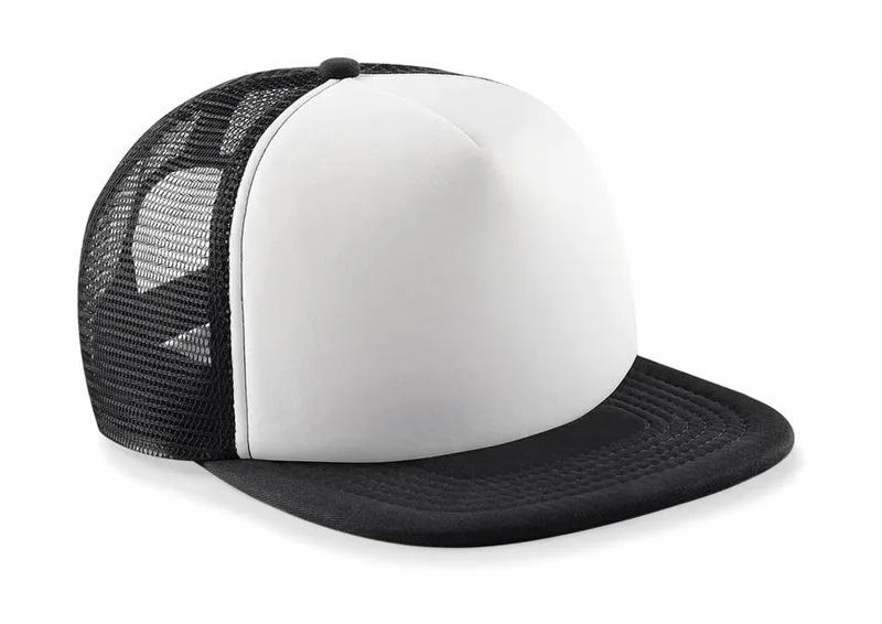 Beechfield Kinder vintage snapback truckerspet
