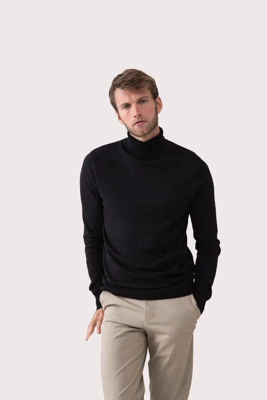 Henbury Trui met rolkraag