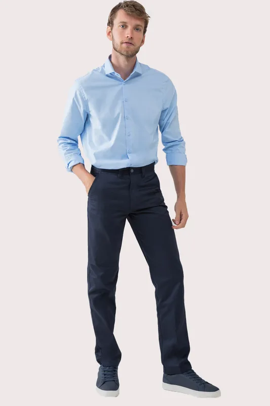 Henbury Men's 65/35 Chino Trousers