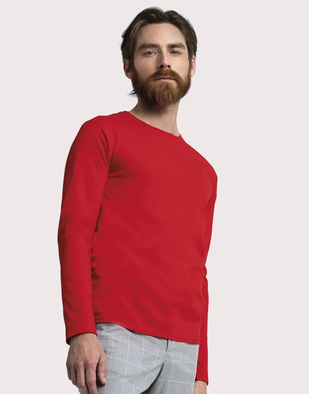 Fruit of the Loom Iconic 150 T-shirt met lange mouwen