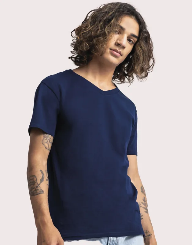 Fruit of the Loom Iconic 150 T-shirt met V-hals