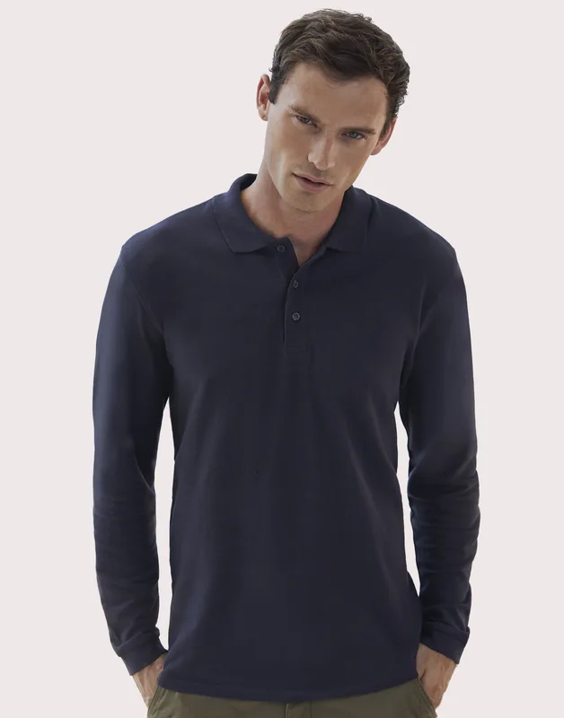 Fruit of the Loom Premium polo met lange mouwen