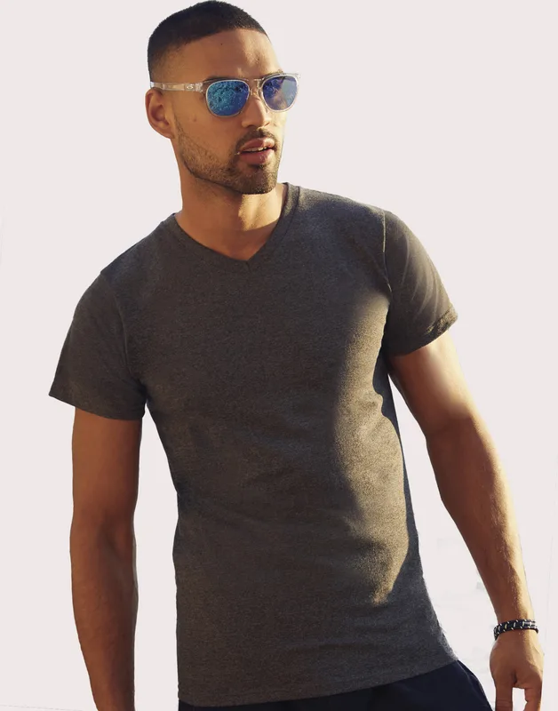 Fruit of the Loom T-shirt met V-hals
