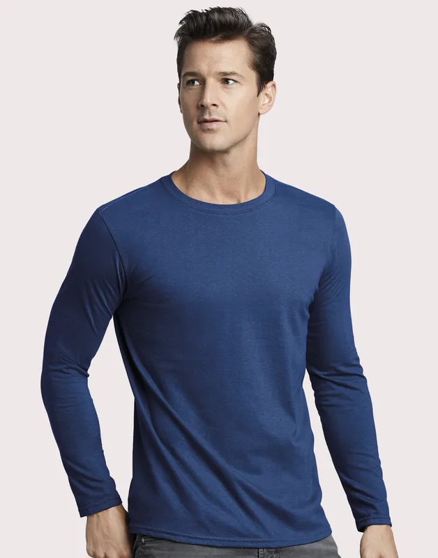 Gildan Heren Softstyle® T-shirt met lange mouwen