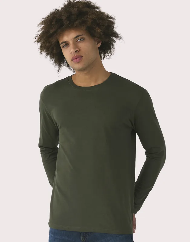 B&C #E150 heren T-shirt met lange mouwen