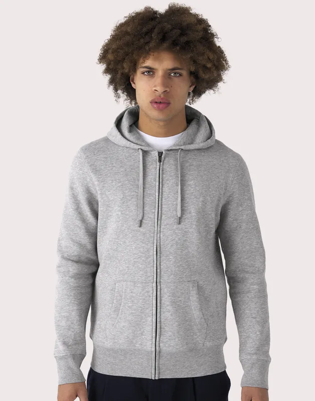 B&C KING hoodie met rits