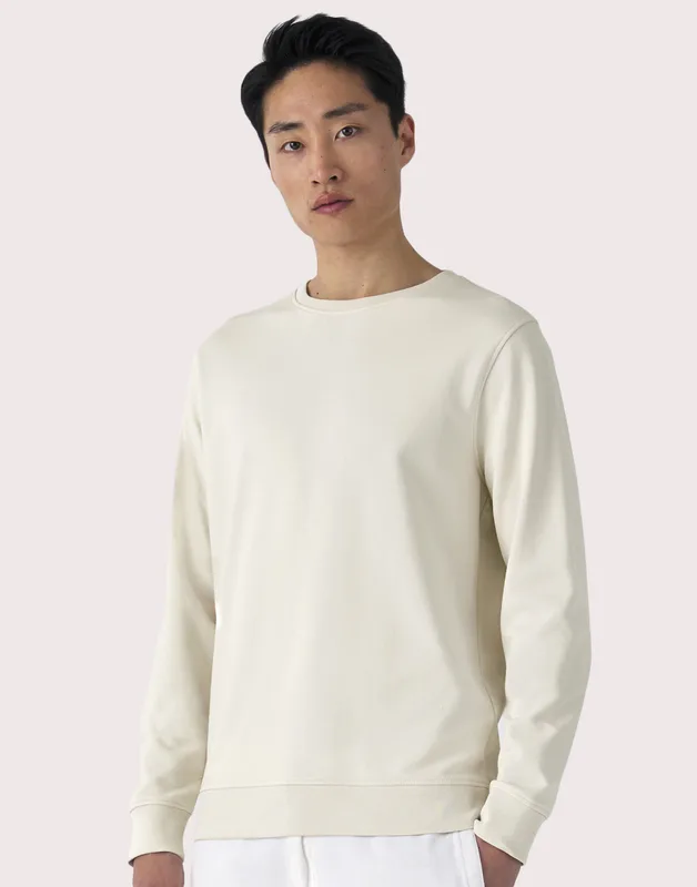 B&C Sweater met ronde hals van biologische French terry
