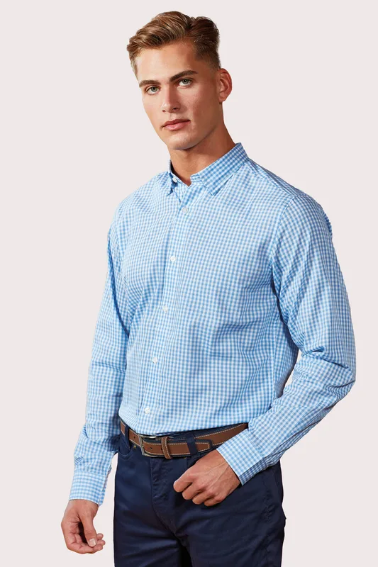 Premier Overhemd met grote vichyruiten