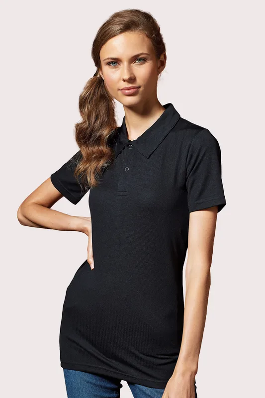 Premier Coolchecker Studded Polo