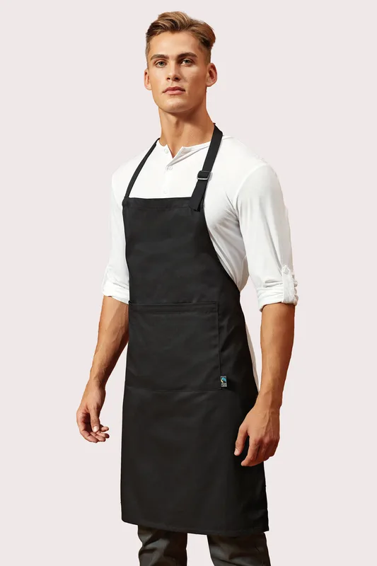 Premier Fairtrade schort met zak